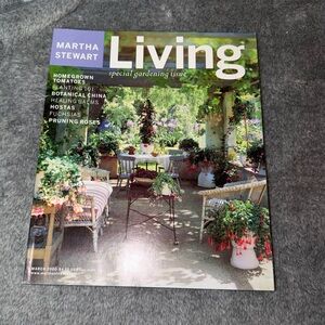Martha Stewart Living Magazine March 2000 Issue #77, w/ Recipe Cards